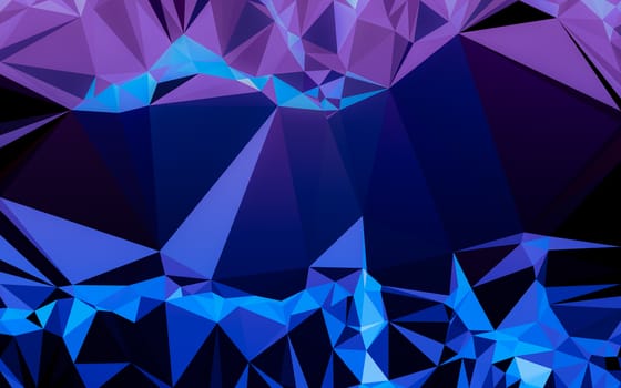 Abstract low poly background, geometry triangle, mosaic pastel color background