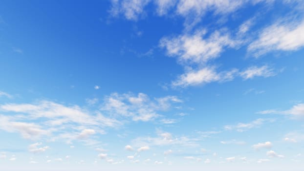 Cloudy blue sky abstract background, blue sky background with tiny clouds, 3d rendering

