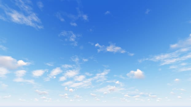 Cloudy blue sky abstract background, blue sky background with tiny clouds, 3d rendering

