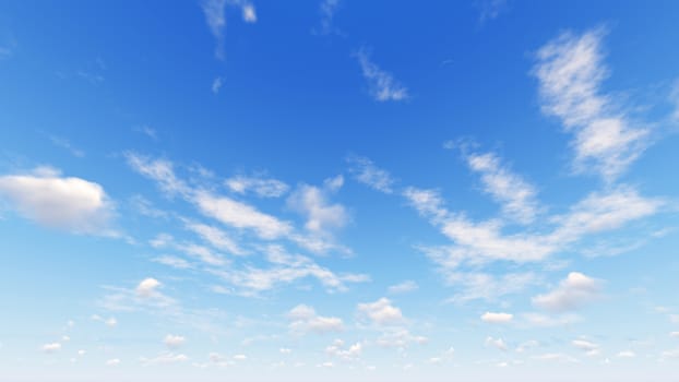 Cloudy blue sky abstract background, blue sky background with tiny clouds, 3d rendering

