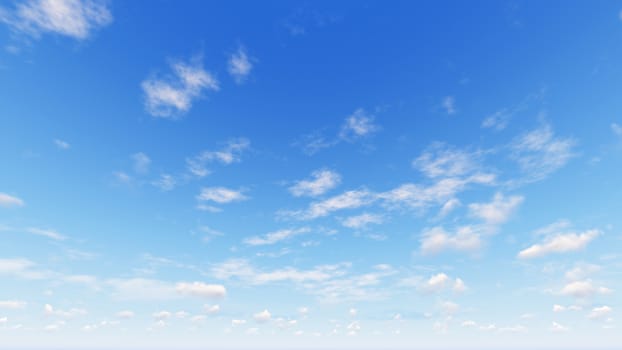 Cloudy blue sky abstract background, blue sky background with tiny clouds, 3d rendering

