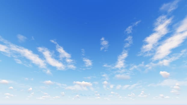 Cloudy blue sky abstract background, blue sky background with tiny clouds, 3d rendering

