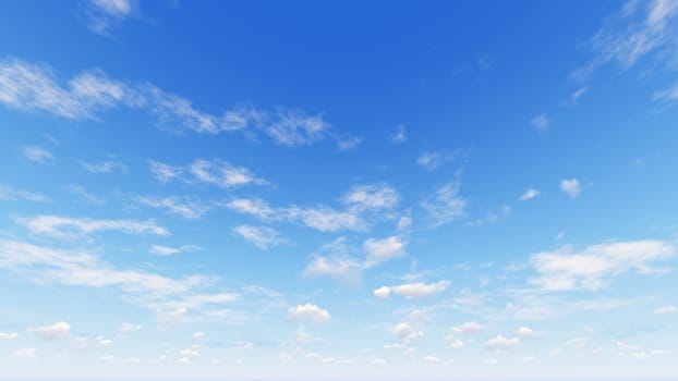 Cloudy blue sky abstract background, blue sky background with tiny clouds, 3d rendering

