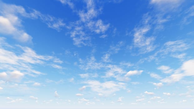 Cloudy blue sky abstract background, blue sky background with tiny clouds, 3d rendering

