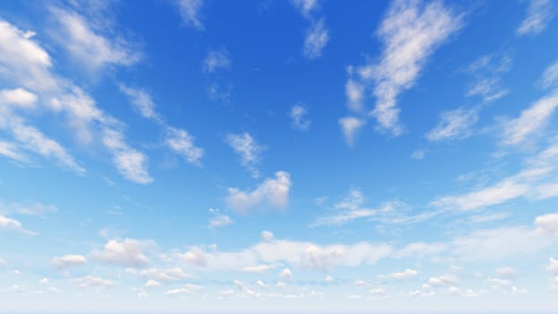 Cloudy blue sky abstract background, blue sky background with tiny clouds, 3d rendering

