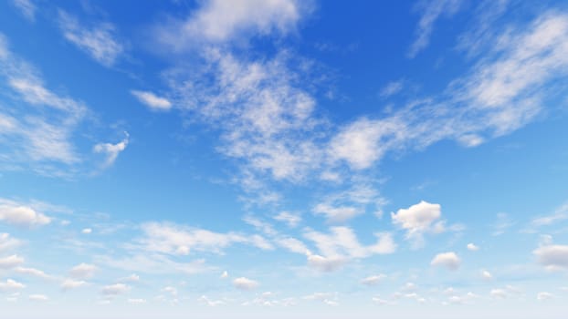 Cloudy blue sky abstract background, blue sky background with tiny clouds, 3d rendering

