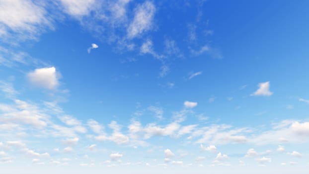 Cloudy blue sky abstract background, blue sky background with tiny clouds, 3d rendering

