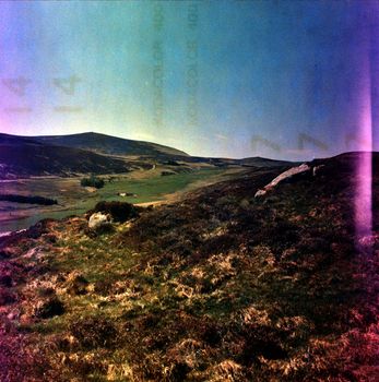 Color film of meadow in Templand
