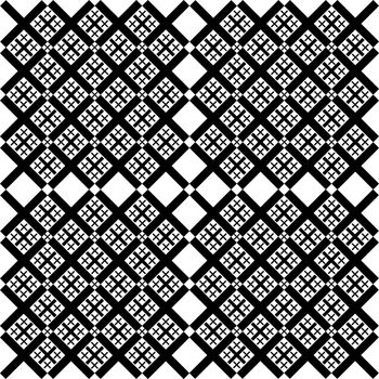 Abstract pattern of cross. Symmetrical geometrical pattern. For design concepts, posters, banners, web, presentations and prints