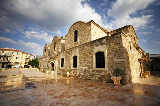 Larnaca, Cyprus - May 18, 2016: St. Lazarus church - the tomb of St. Lazarus in Larnaka, Cyprus.