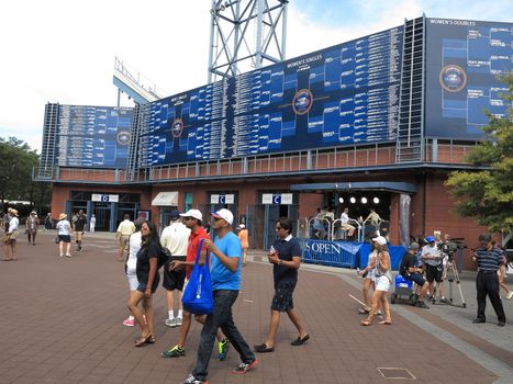 US Open 2014 draw posted to Louis Armstrong Stadium at the Billie Jean King Tennis Center