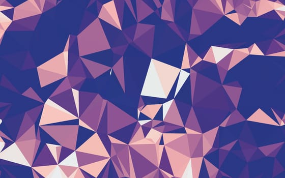 Abstract low poly background, geometry triangle, mosaic pastel color background