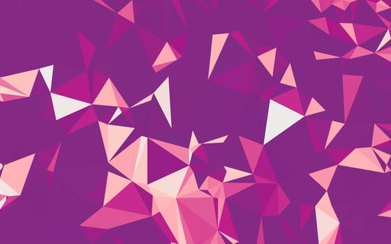 Abstract low poly background, geometry triangle, mosaic pastel color background