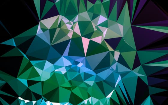 Abstract low poly background, geometry triangle, mosaic pastel color background