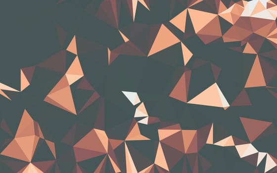 Abstract low poly background, geometry triangle, mosaic pastel color background