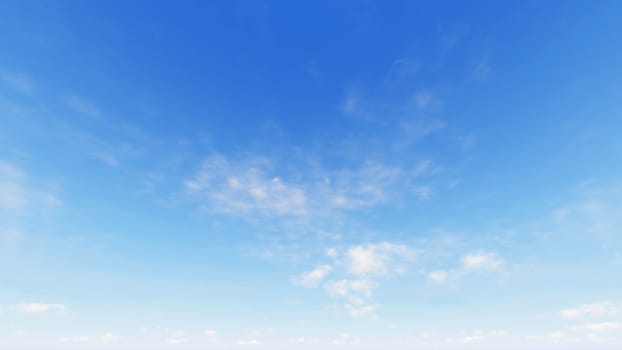 Cloudy blue sky abstract background, blue sky background with tiny clouds, 3d rendering

