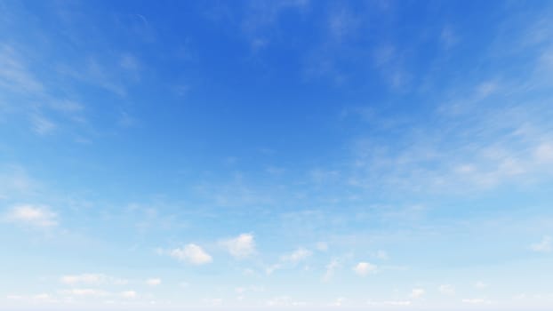 Cloudy blue sky abstract background, blue sky background with tiny clouds, 3d rendering

