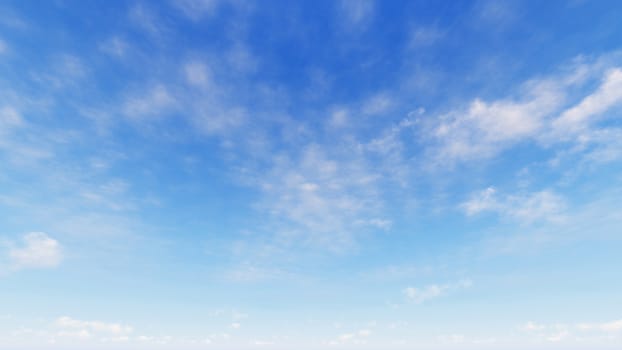 Cloudy blue sky abstract background, blue sky background with tiny clouds, 3d rendering

