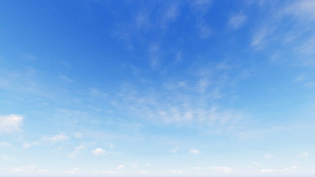 Cloudy blue sky abstract background, blue sky background with tiny clouds, 3d rendering

