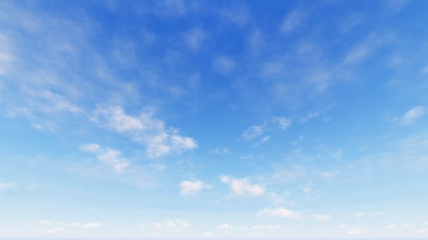 Cloudy blue sky abstract background, blue sky background with tiny clouds, 3d rendering

