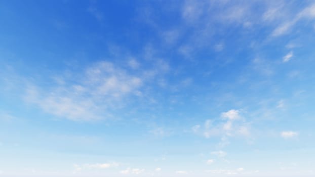 Cloudy blue sky abstract background, blue sky background with tiny clouds, 3d rendering

