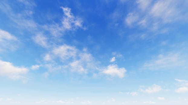 Cloudy blue sky abstract background, blue sky background with tiny clouds, 3d rendering

