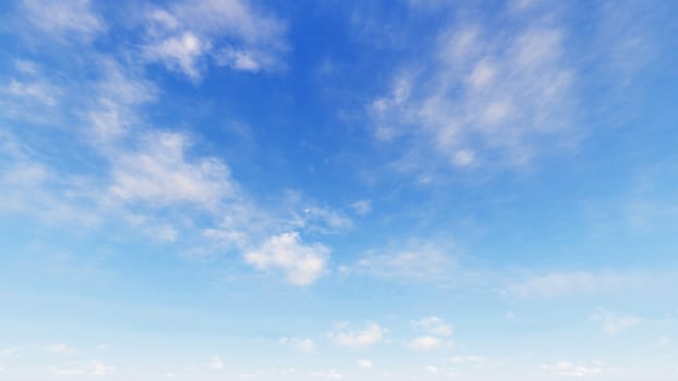 Cloudy blue sky abstract background, blue sky background with tiny clouds, 3d rendering

