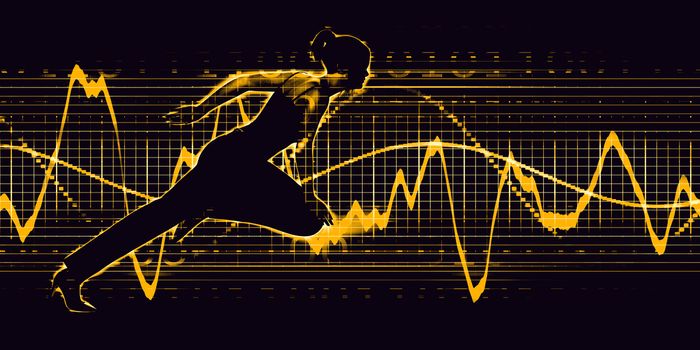 Professional Services with Asian Woman and Graph Background