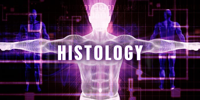 Histology as a Digital Technology Medical Concept Art