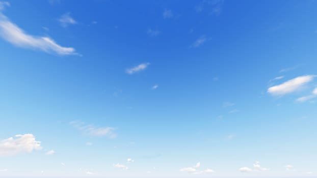 Cloudy blue sky abstract background, blue sky background with tiny clouds, 3d rendering

