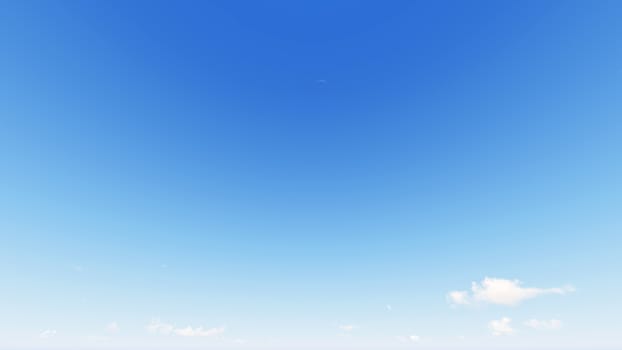 Cloudy blue sky abstract background, blue sky background with tiny clouds, 3d rendering

