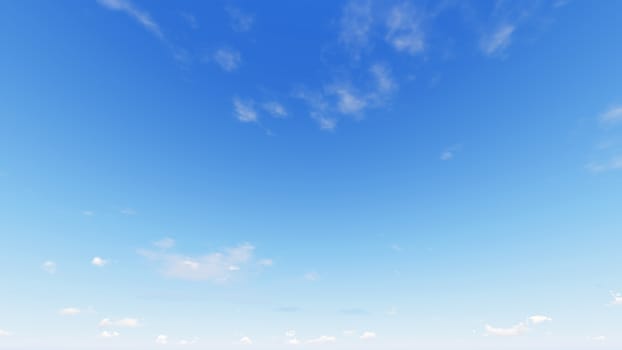 Cloudy blue sky abstract background, blue sky background with tiny clouds, 3d rendering

