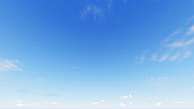 Cloudy blue sky abstract background, blue sky background with tiny clouds, 3d rendering

