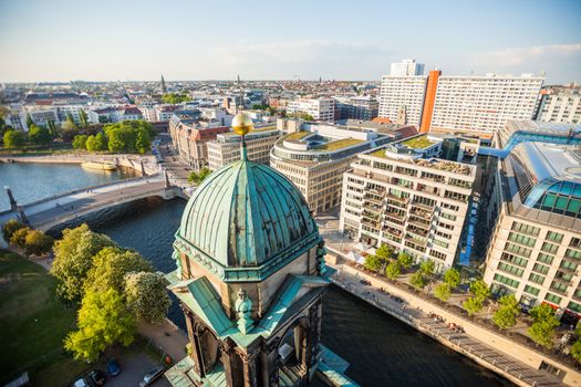 The Berliner Dom, River Spree, and Hackescher Markt in afternoon