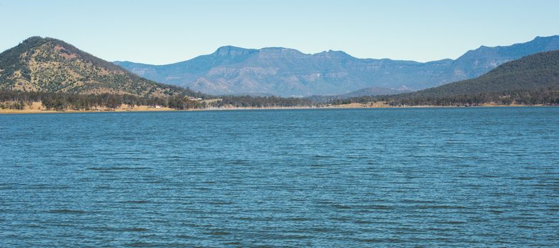 Lake Moogerah on the Scenic Rim in Queensland during the day