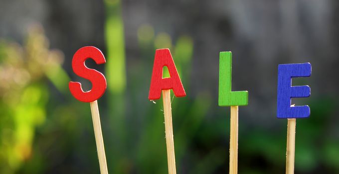 Sale off background for shopping season, can use as label for special promotion at outdoor fashion store