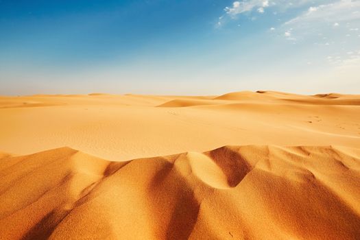 Dune of the sand - Sunny day in desert 