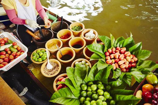 Cuisine on the boat -  Bangkok, Thailand