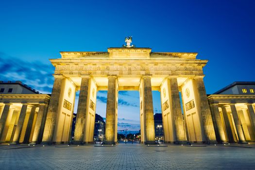 Brandenburg Gate - morning in Berlin, Germany