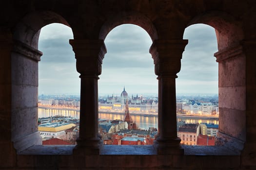 Amazing view on Parliament form Fisherman's Bastion - Hungary