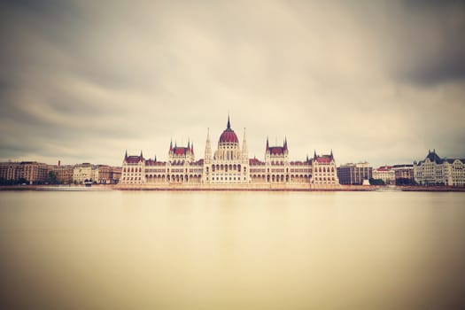 Building of the Parliament in Budapest, Hungary