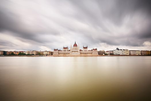 Building of the Parliament in Budapest, Hungary