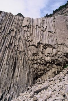 Kunasir Kurils islands Rocks Russia