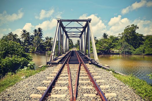 Railway bridge in Sri Lanka
