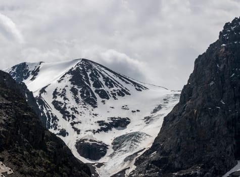 Beautiful view of a mountains landscape in Western Siberia, Altai mountains