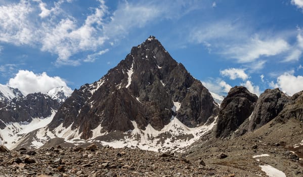 Beautiful view of a mountains landscape in Western Siberia, Altai mountains