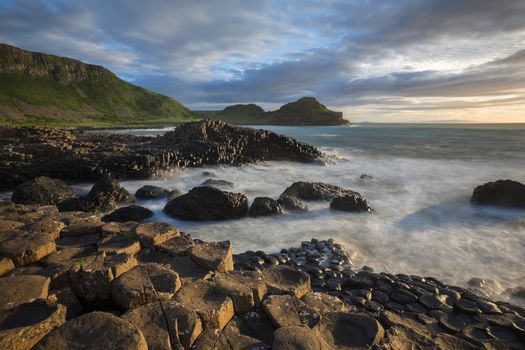 The Giants Causeway in County Antrim in Northern Ireland. A UNESCO World Heritage Site.