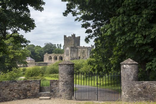 Tintern Abbey - the ruins of a Cistercian abbey located on the Hook peninsula, County Wexford, Ireland.