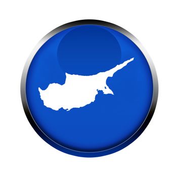 Cyprus map button in the colors of the European Union.