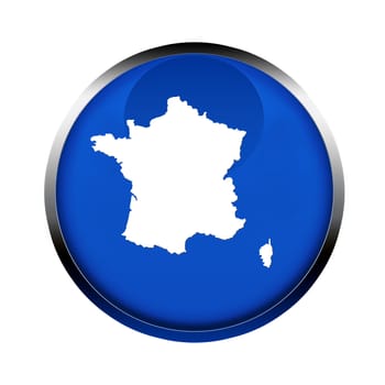 France map button in the color of the European flag.